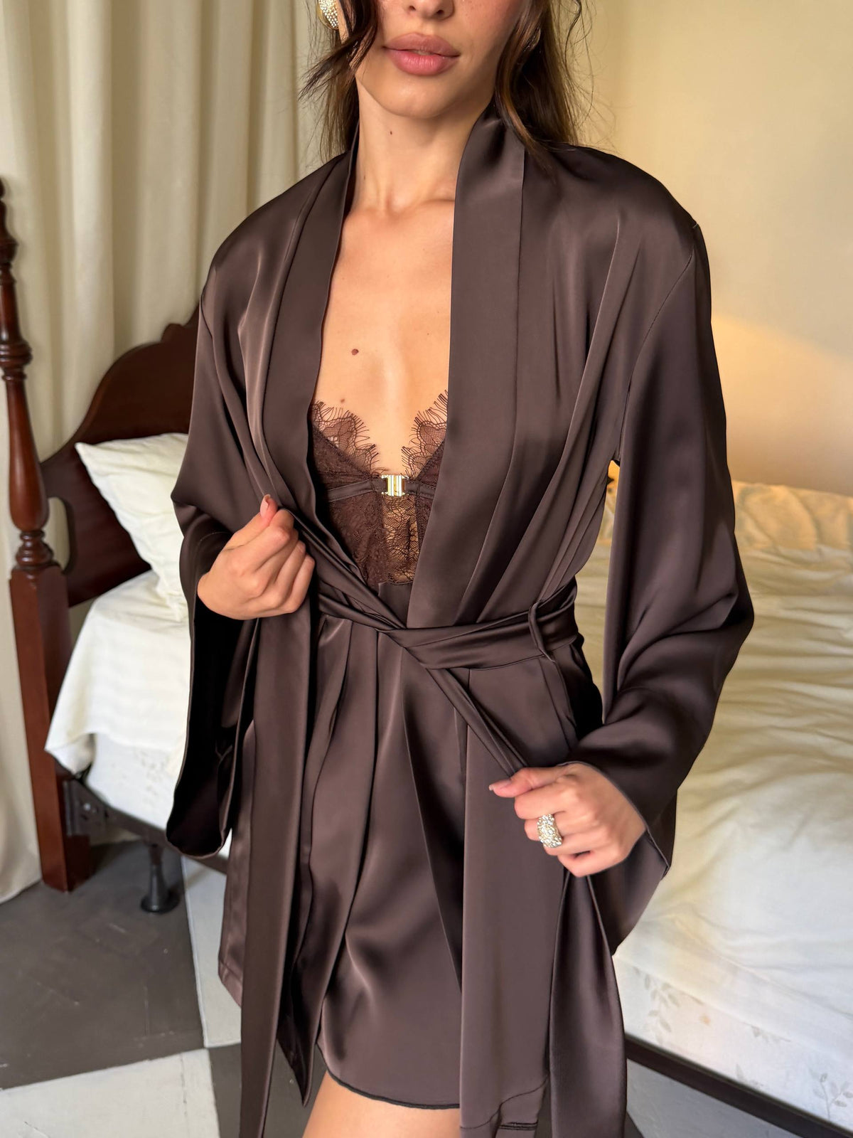 Noir Robe in Brown