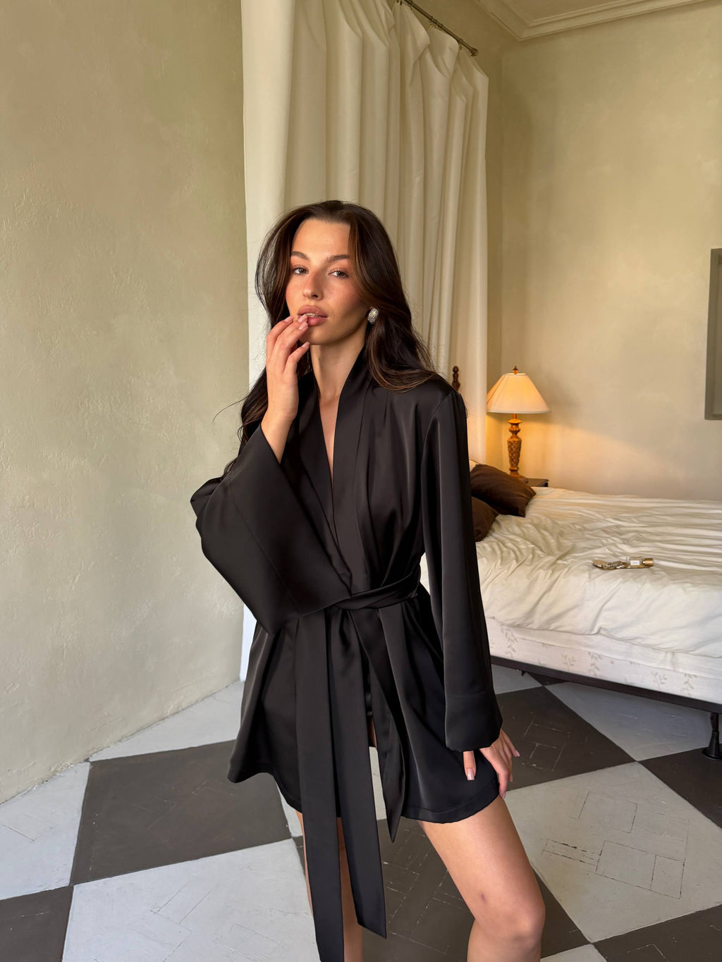 Noir Robe in Black