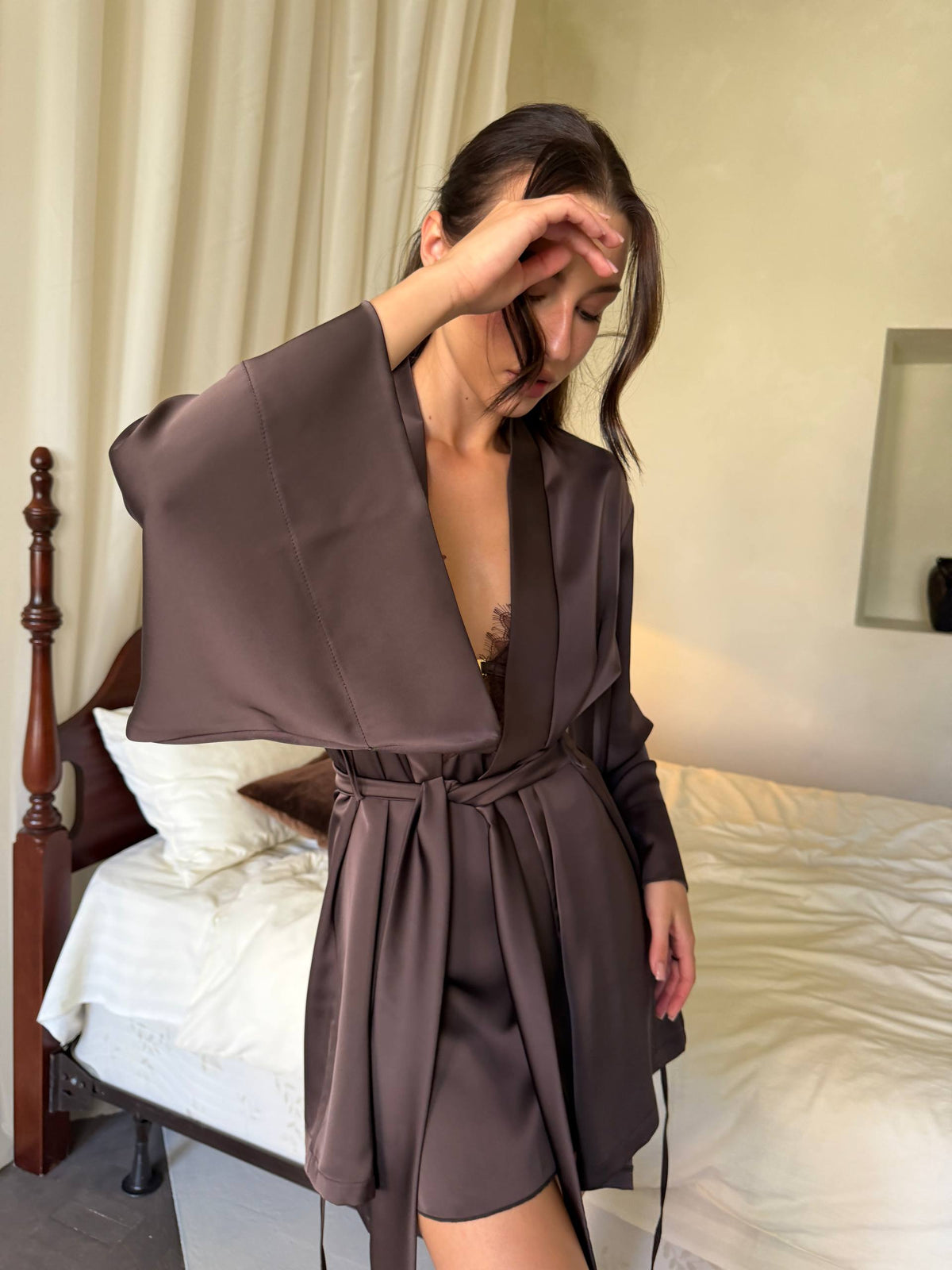 Noir Robe in Brown