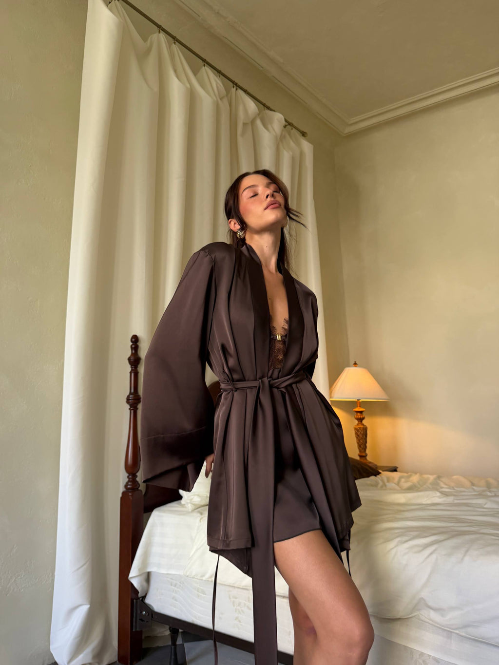Noir Robe in Brown