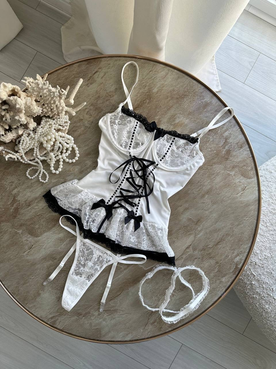 Opaline Hour White Lingerie
