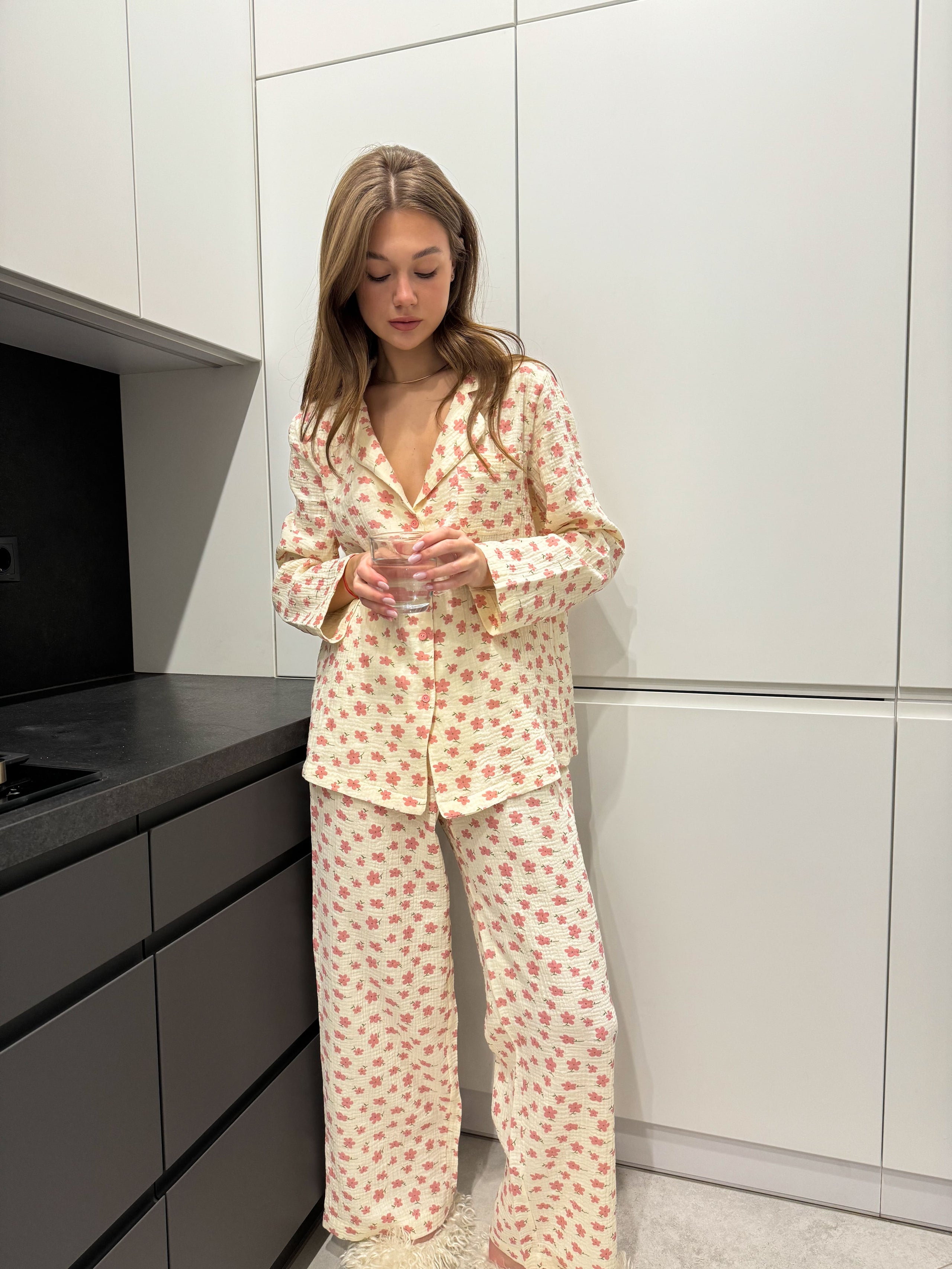 Muslin pajamas set